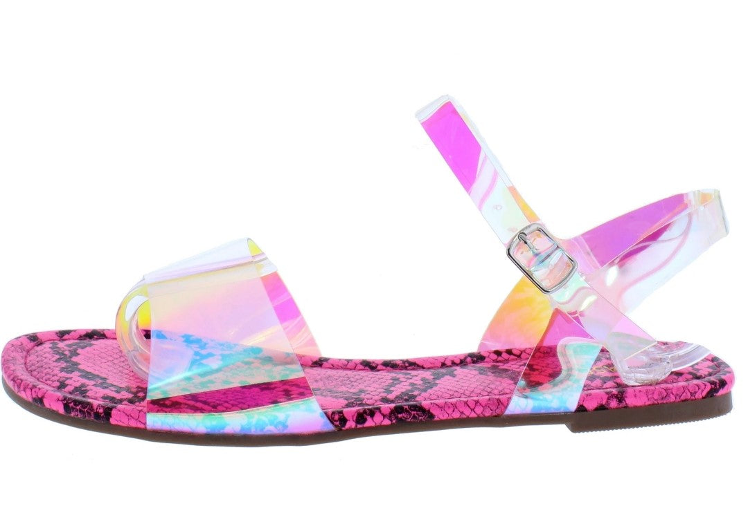 Tiana Neon Pink Sandal